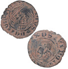 1471 a 1474. Enrique IV (1454-1474). Segovia. 1 blanca de rombo. Ve. 1,10 g. MBC+. Est.40.