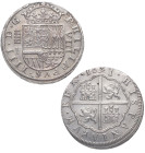 1651. Felipe IV (1621-1665). Segovia. 8 reales. I. A&C 1592. Ag. 27,33 g. Bella. ESCASA. EBC. Est.1600.