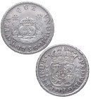 1756. Fernando VI (1746-1759). México. 2 reales. M. A&C 299. Ag. 6,68 g. MBC+ / MBC. Est.90.