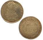 1767. Carlos III (1759-1788). Lima. 8 escudos. JM. A&C 1920. Au. 27,02 g. Muy bella. Brillo original. MUY escasa en esta calidad. EBC+. Est.7000.