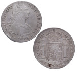 1804. Carlos IV (1788-1808). México. 8 reales. TH. A&C 980. Ag. 26,93 g. Atractiva. MBC+. Est.150.