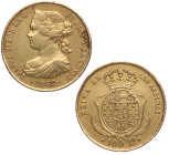 1862. Isabel II (1833-1868). Madrid. 100 reales. A&C 789. Au. 8,31 g. Atractiva. MBC. Est.430.