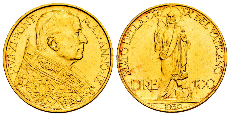 Vatican. Pius XI. 100 lire. 1930 (Anno IX). Rome. (Km-9). (Fried-283). (Pagani-6...