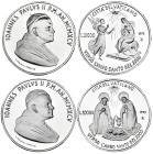 Vatican. Joannes Paulus II. 1995. R. Ag. 44,00 g. Set with 2 coins of 10.000 liras in silver. In case and with certificate. PROOF. Est...35,00. 

Sp...