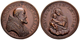Vatican. Gregorius XV. Medal. 1623 (Anno III). (J.A. Moro). (Spink-931). Ae. 21,50 g. Posthumous strike. Almost MS. Est...70,00. 

Spanish Descripti...