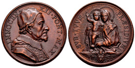 Vatican. Innocencius XII. Medal. 1699. (Lincoln-Spink-1572). Ae. 32,73 g. 38 mm. Posthumous strike by Hamerani. XF. Est...60,00. 

Spanish Descripti...