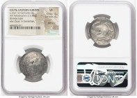 EASTERN EUROPE. Uncertain Celtic Tribe. Ca. 2nd-1st centuries BC. AR tetradrachm (25mm, 13.45 gm, 2h). NGC VF 4/5 - 4/5, flan flaw. Minted in the cent...