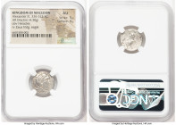 MACEDONIAN KINGDOM. Alexander III the Great (336-323 BC). AR drachm (16mm, 4.30 gm, 5h). NGC AU 5/5 - 4/5. Lifetime issue of Abydus(?), ca. 328-323 BC...