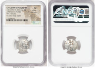 MACEDONIAN KINGDOM. Alexander III the Great (336-323 BC). AR drachm (18mm, 4.29 gm, 11h). NGC AU 5/5 - 3/5. Lifetime issue of Sardes, ca. 334-323 BC. ...