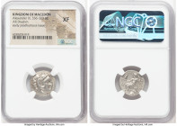 MACEDONIAN KINGDOM. Alexander III the Great (336-323 BC). AR drachm (18mm, 1h). NGC XF. Posthumous issue of Colophon, 310-301 BC. Head of Heracles rig...