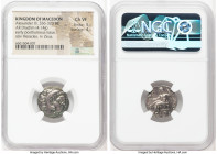 MACEDONIAN KINGDOM. Alexander III the Great (336-323 BC). AR drachm (18mm, 4.14 gm, 12h). NGC Choice VF 5/5 - 4/5. Posthumous issue of Colophon, 310-3...