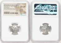 MACEDONIAN KINGDOM. Alexander III the Great (336-323 BC). AR drachm (18mm, 12h). NGC Choice VF. Early posthumous issue of Magnesia ad Maeandrum, ca. 3...