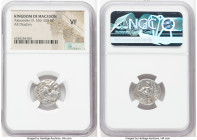 MACEDONIAN KINGDOM. Alexander III the Great (336-323 BC). AR drachm (17mm, 12h). NGC VF. Lifetime issue of Miletus, ca. 325-323 BC. Head of Heracles r...