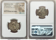 PHOENICIA. Tyre. Trajan (AD 98-117). AR tetradrachm (24mm, 7h). NGC Choice VF. Dated Regnal Year 17 and Consular Year 6 (AD 112/13). ΑΥΤΟΚΡ ΚΑΙ? ΝΕΡ Τ...