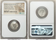 Octavian, as Imperator and Triumvir (43-33 BC), with Q. Salvidienus Rufus, as Moneyer. AR denarius (18mm, 3.48 gm, 7h). NGC XF 4/5 - 2/5, edge chip, b...