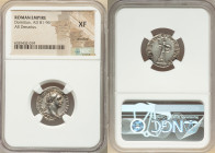 Domitian, as Augustus (AD 81-96). AR denarius (19mm, 6h). NGC XF, brushed. Rome, 14 September AD 93-13 September AD 94. IMP CAES DOMIT AVG-GERM P M TR...
