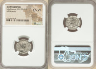 Julia Domna (AD 193-217). AR denarius (19mm, 6h). NGC Choice VF. Rome, AD 211-217. IVLIA-AVGVSTA, draped bust of Julia Domna right, seen from front, w...