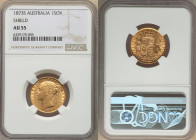 Victoria gold "Shield" Sovereign 1873-S AU55 NGC, Sydney mint, KM6, S-3858A. 

HID09801242017

© 2022 Heritage Auctions | All Rights Reserved
