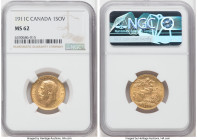 George V gold Sovereign 1911-C MS62 NGC, Ottawa mint, KM20, S-3997. 

HID09801242017

© 2022 Heritage Auctions | All Rights Reserved
