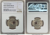 British Colony. Elizabeth II Mint Error - Offset Center Hole Penny 1965 MS66 NGC, London mint, KM21. 

HID09801242017

© 2022 Heritage Auctions | All ...