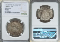 Burgundy silver Jeton 1785-Dated MS62 NGC, Feuardent-9867. Bust of Louis XVI right in uniform / Crowned arms. 

HID09801242017

© 2022 Heritage Auctio...