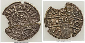 Kings of Wessex. Aethelberht (858-865) Penny ND (858-864) VF (Fragmented Pair Glued), S-1053. 1.19gm. Two fragments of separate Aethelberht pennies gl...