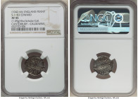 Kings of All England. Edward the Confessor (1042-1066) Penny ND (1062-1065) XF45 NGC, Canterbury mint, Caldewine as moneyer, Facing bust / Small Cross...
