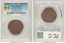 Middlesex. Coventry Street 1/2 Penny Token 1795 MS64 Brown PCGS, D&H-292. 

HID09801242017

© 2022 Heritage Auctions | All Rights Reserved