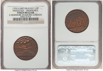 Middlesex. Skidmore 1/2 Penny Token 1795 MS63 Red and Brown NGC, D&H-531. Edge: SKIDMORE HOLBORN LONDON 

HID09801242017

© 2022 Heritage Auctions | A...