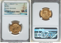 Victoria gold Sovereign 1849 AU55 NGC, KM736.1, S-3852C. Shipwreck Certification - Douro Treasure. 

HID09801242017

© 2022 Heritage Auctions | All Ri...