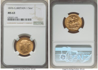 Victoria gold "St. George" Sovereign 1876 MS63 NGC, KM752, S-3856A. 

HID09801242017

© 2022 Heritage Auctions | All Rights Reserved