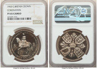 Elizabeth II Proof Crown 1953 PR65 Cameo NGC, KM894, S-4136. Exhibiting deep watery fields and frosted cameo devices. 

HID09801242017

© 2022 Heritag...