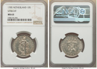 Utrecht. Provincial 10 Stuivers 1785 MS63 NGC, KM110. 

HID09801242017

© 2022 Heritage Auctions | All Rights Reserved