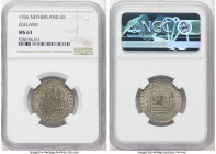 Zeeland. Provincial 6 Stuivers 1765 MS63 NGC, Middelburg mint, KM90.2. 

HID09801242017

© 2022 Heritage Auctions | All Rights Reserved