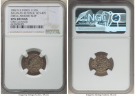 Dutch Colony. Batavian Republic 1/16 Gulden 1802 UNC Details (Obverse Cleaned) NGC, Enkhuizen mint, KM77. Circle around ship variety. 

HID09801242017...