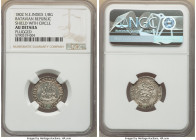 Dutch Colony. Batavian Republic 1/8 Gulden 1802 AU Details (Plugged) NGC, Enkhuizen mint, KM80. Shield with Circle variety. 

HID09801242017

© 2022 H...