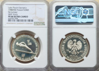 People's Republic 3-Piece Certified Lot of silver Proof "Lake Placid Olympics - Ski Jumping" 200 Zlotych 1980-MW PR66 Ultra Cameo NGC, Warsaw mint, KM...