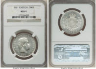 Carlos I 500 Reales 1901 MS61 NGC, KM535. 

HID09801242017

© 2022 Heritage Auctions | All Rights Reserved