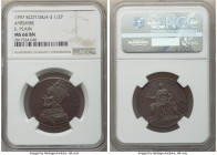 Ayrshire 1/2 Penny Token 1797 MS66 Brown NGC, D&H-3. Plain edge. 

HID09801242017

© 2022 Heritage Auctions | All Rights Reserved
