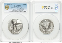 Confederation silver Matte Specimen "Valais Shooting Festival" Medal ND (1950) SP65 PCGS, Richter-1547a. By Huguenin. Awarded to Wurthrich Markus 300m...