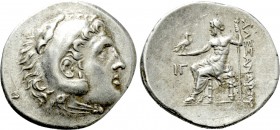 KINGS OF MACEDON. Alexander III 'the Great' (336-323 BC). Tetradrachm. Perga. Dated CY 13 (209/8 BC).