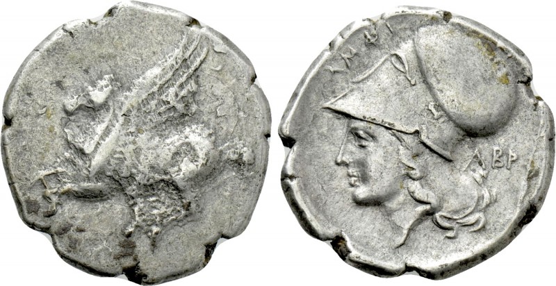 AKARNANIA. Argos Amphilochikon. Stater (Circa 340-300 BC). 

Obv: Pegasos flyi...