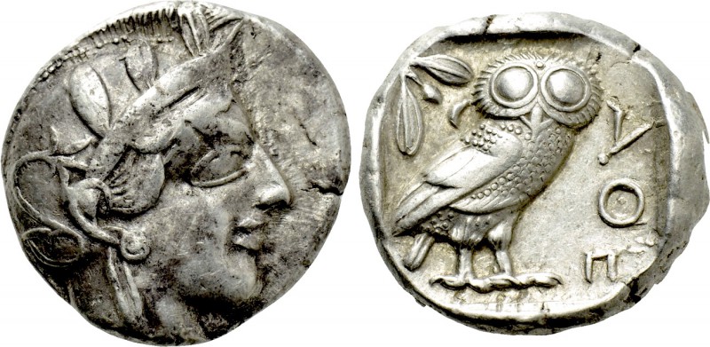 ATTICA. Athens. Tetradrachm (Circa 454-404 BC). 

Obv: Helmeted head of Athena...