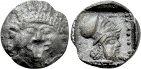 LESBOS. Methymna. Diobol (Circa 500/480-460 BC).
