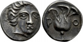 CARIA. Rhodes. Hemidrachm (Circa 408/7-390 BC).