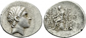 SELEUKID KINGDOM. Antiochos III 'the Great' (222-187 BC). Tetradrachm. "Rose" mint, possibly Edessa.