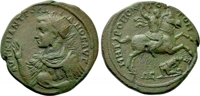 MOESIA INFERIOR. Tomis. Gordian III (238-244). Ae Medallion.

Obv: AVT K M ANT...