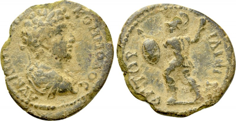 TROAS. Ilium. Commodus (177-192). Ae Dupondius. 

Obv: AV K M [...] KOMMOΔOC. ...