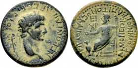 PHRYGIA. Acmonea. Nero (54-68). Ae. L. Servenius Capito, archon, with his wife, Julia Severa.