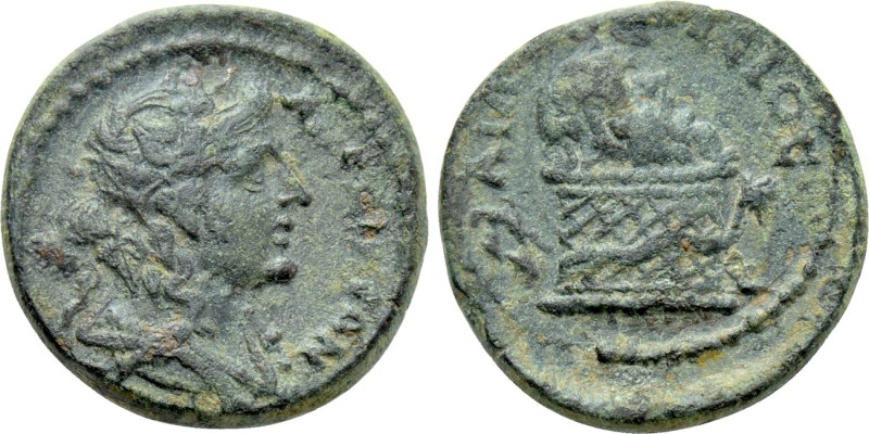 PHRYGIA. Laodicea ad Lycum. Pseudo-autonomous. Time of Antoninus Pius (138-161)....